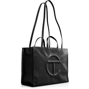 Telfar Large Black Shopper